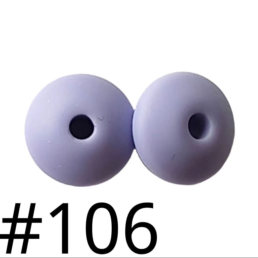 Silicone Lentil Beads Spacers 12mm(All 3 Parts ,Part 3.) Including Random Mix