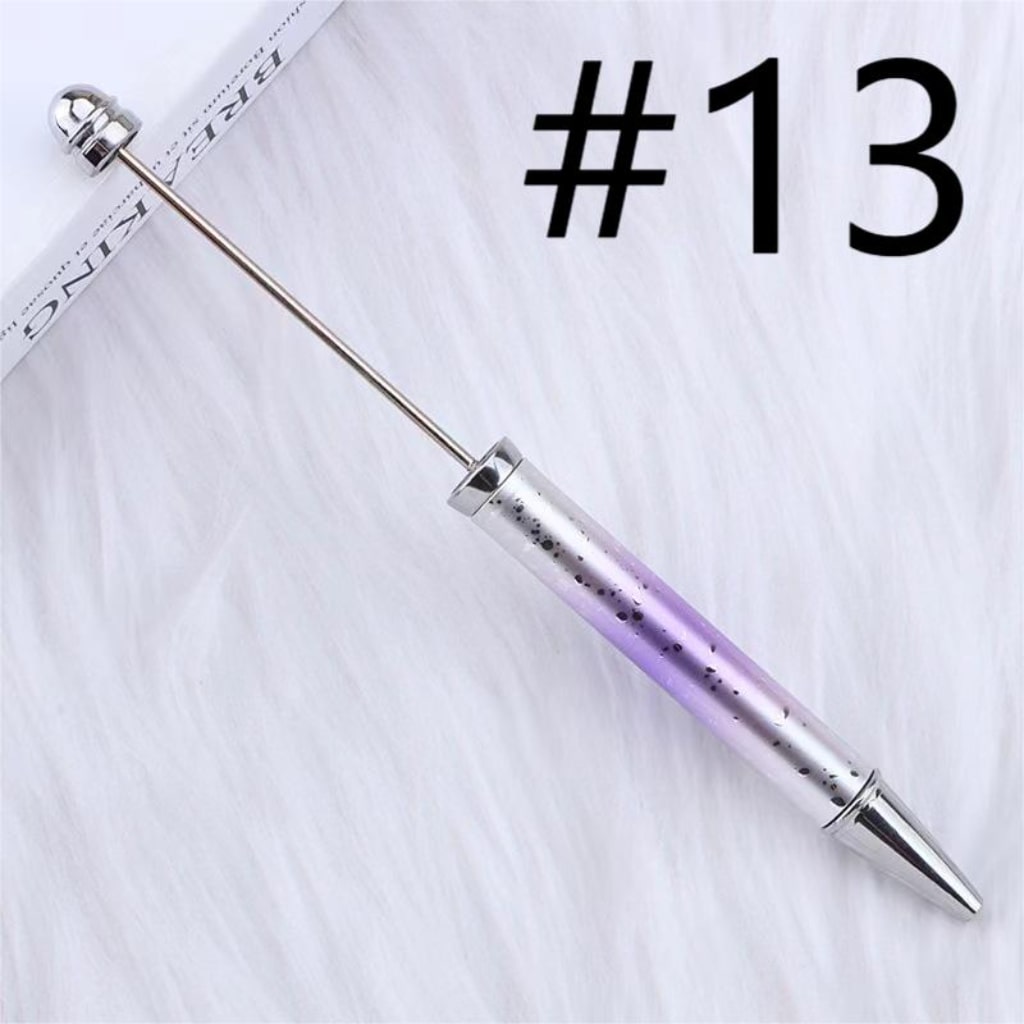 Metal Beadable Ombre Color Pens na May UV Finish, Random Mix