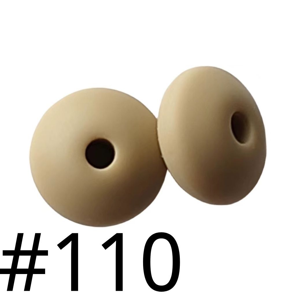 Silicone Lentil Beads Spacers 12mm(All 3 Parts ,Part 3.) Including Random Mix
