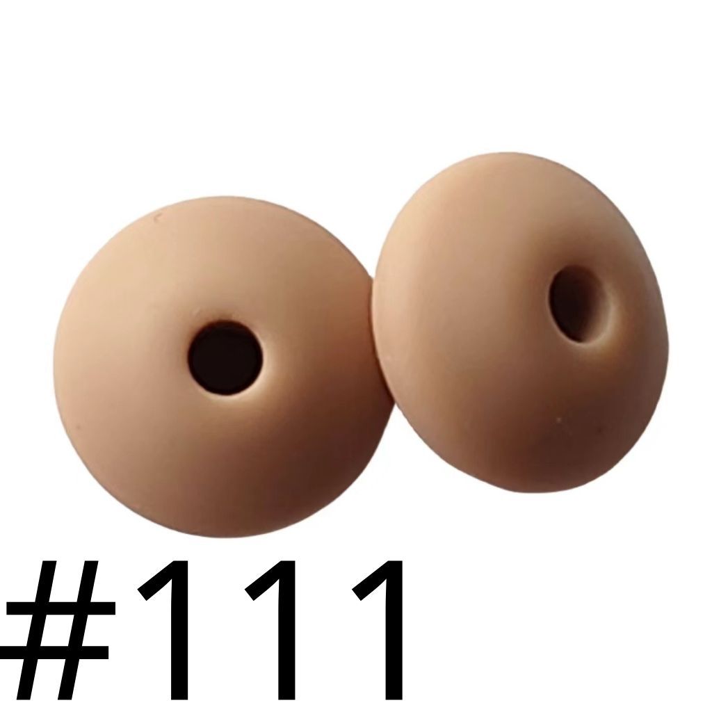 Silicone Lentil Beads Spacers 12mm(All 3 Parts ,Part 3.) Including Random Mix