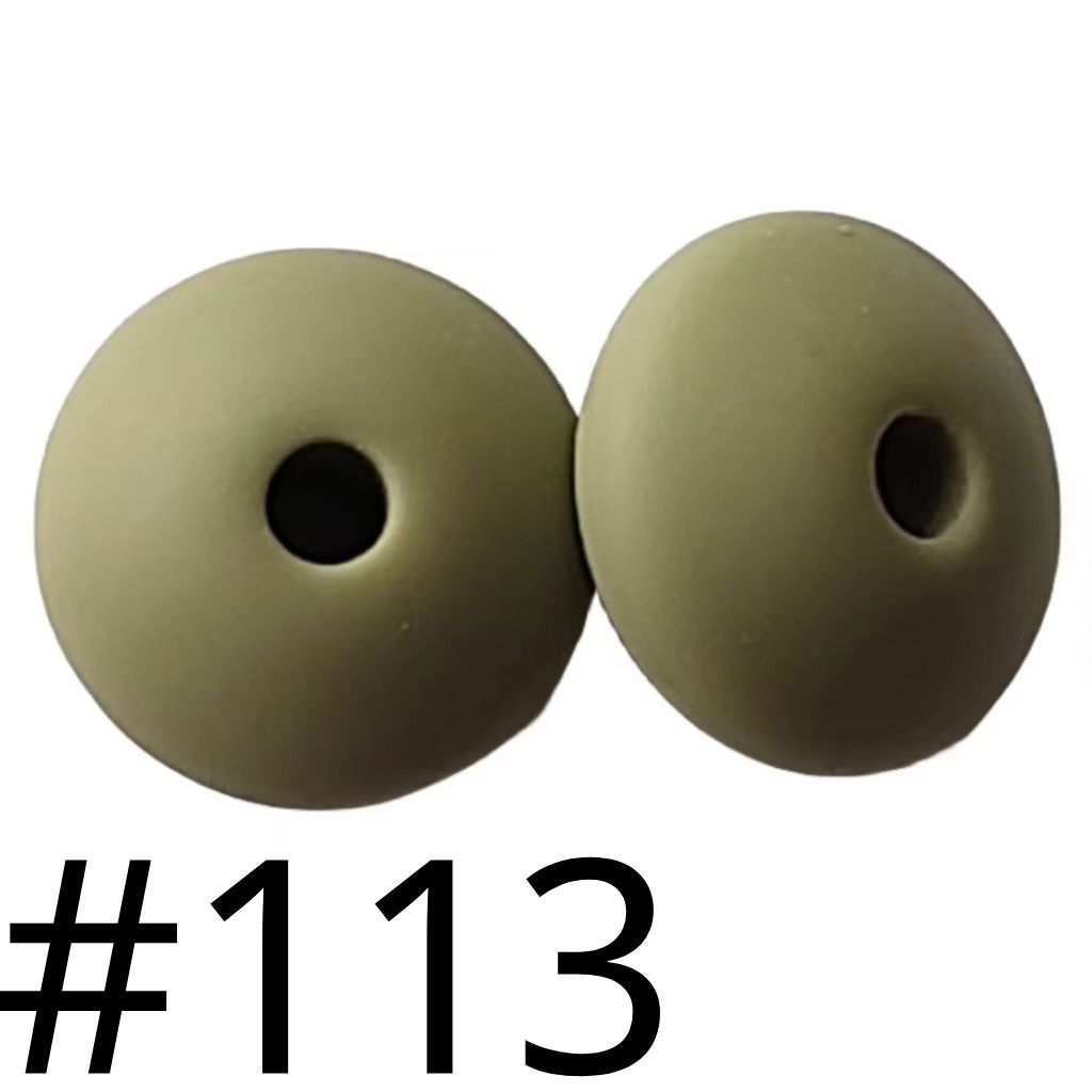 Silicone Lentil Beads Spacers 12mm(All 3 Parts ,Part 3.) Including Random Mix