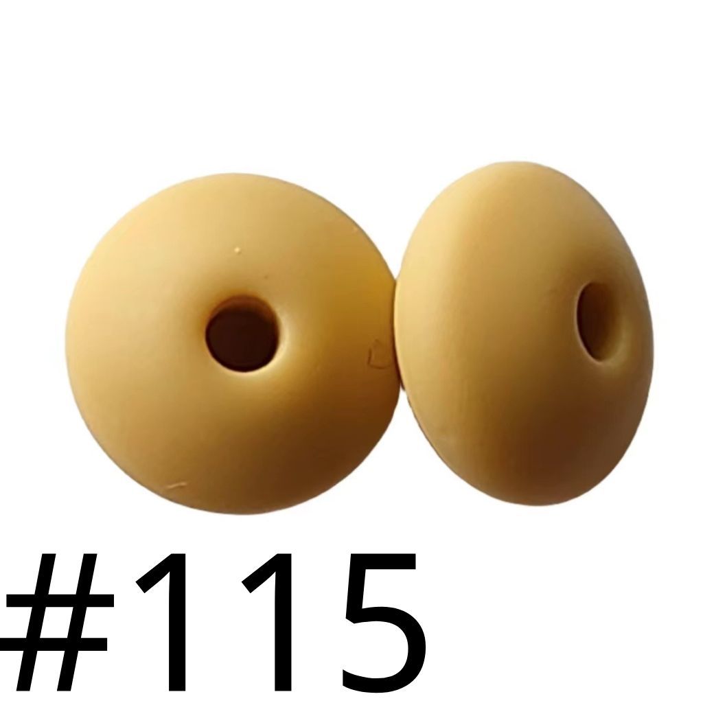 Silicone Lentil Beads Spacers 12mm(All 3 Parts ,Part 3.) Including Random Mix