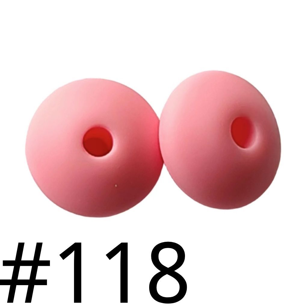 Silicone Lentil Beads Spacers 12mm(All 3 Parts ,Part 3.) Including Random Mix