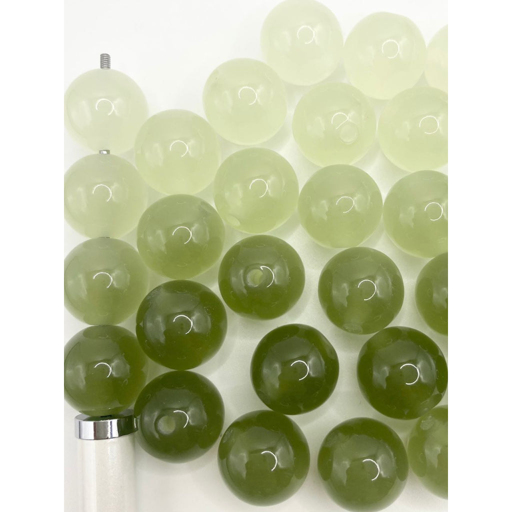 Sunshine Changing from White to Purple & Red & Green Acrylic Beads,16mm,Random Mix ,YH