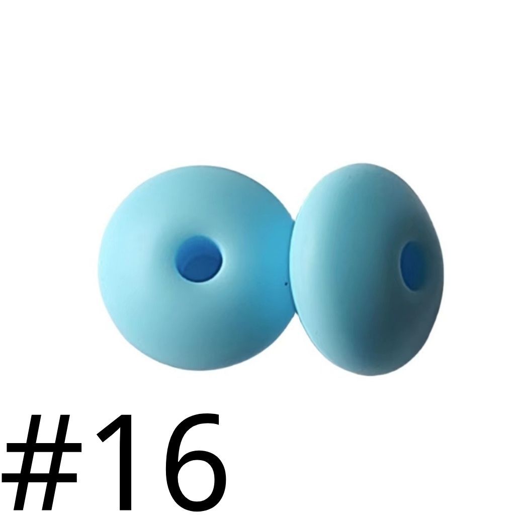 Silicone Lentil Beads Spacers 12mm(All 3 Parts ,Part 1.)