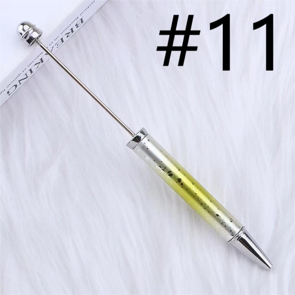 Metal Beadable Ombre Color Pens na May UV Finish, Random Mix