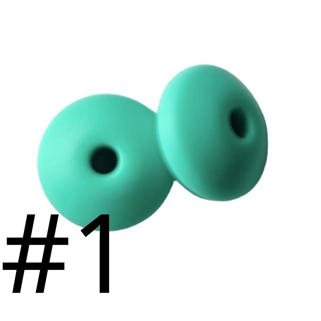 Silicone Lentil Beads Spacers 12mm(All 3 Parts ,Part 1.)