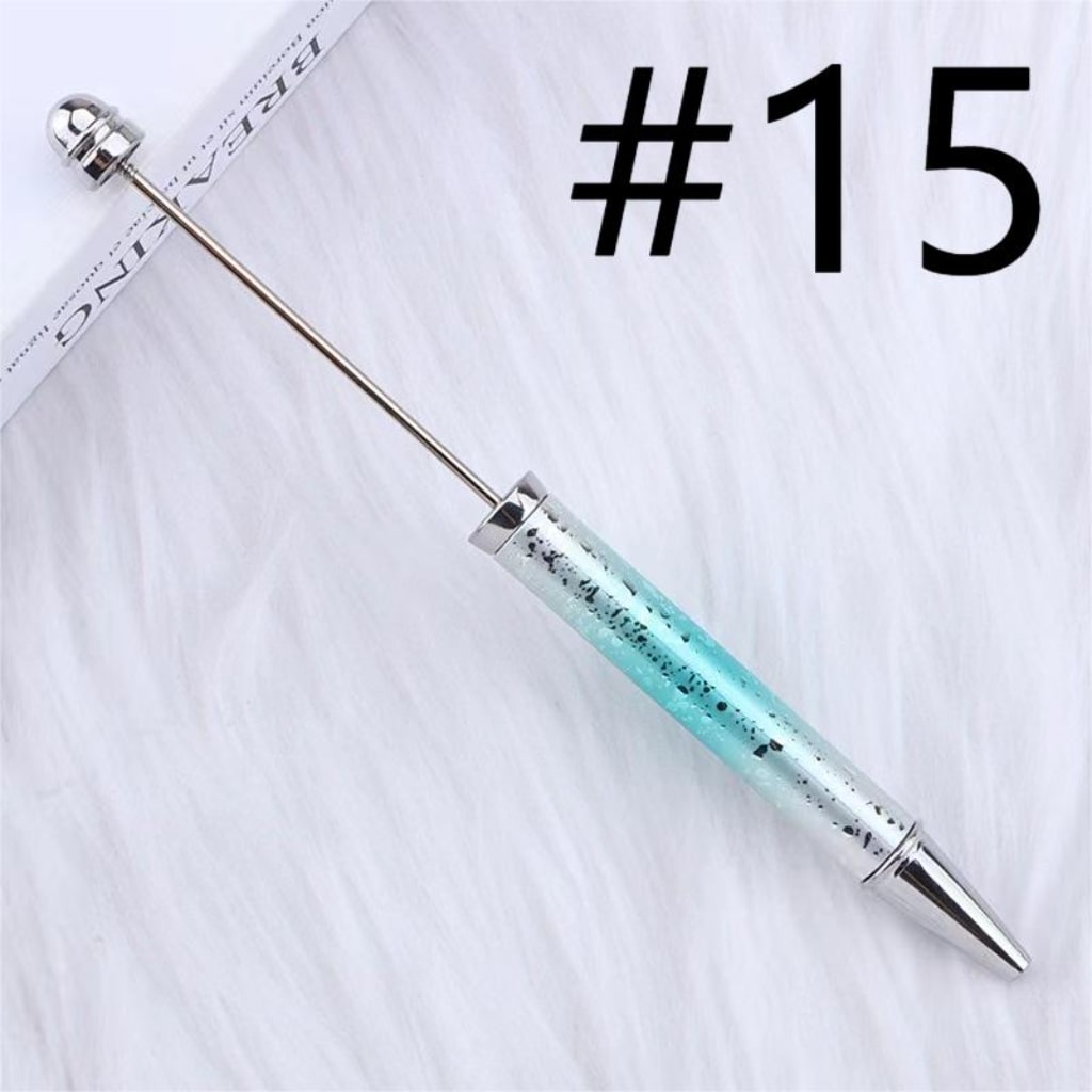 Metal Beadable Ombre Color Pens na May UV Finish, Random Mix