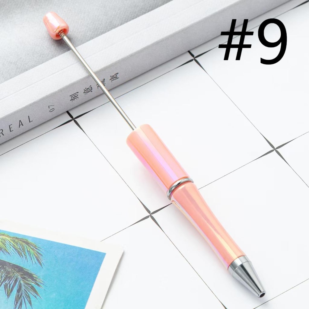 Beadable Pens with UV Coating ,Random Mix