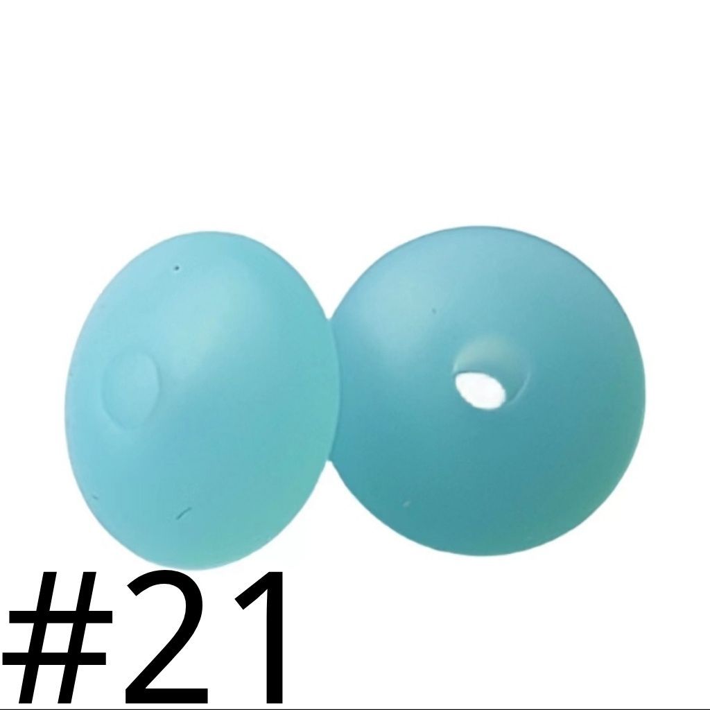 Silicone Lentil Beads Spacers 12mm(All 3 Parts ,Part 1.)