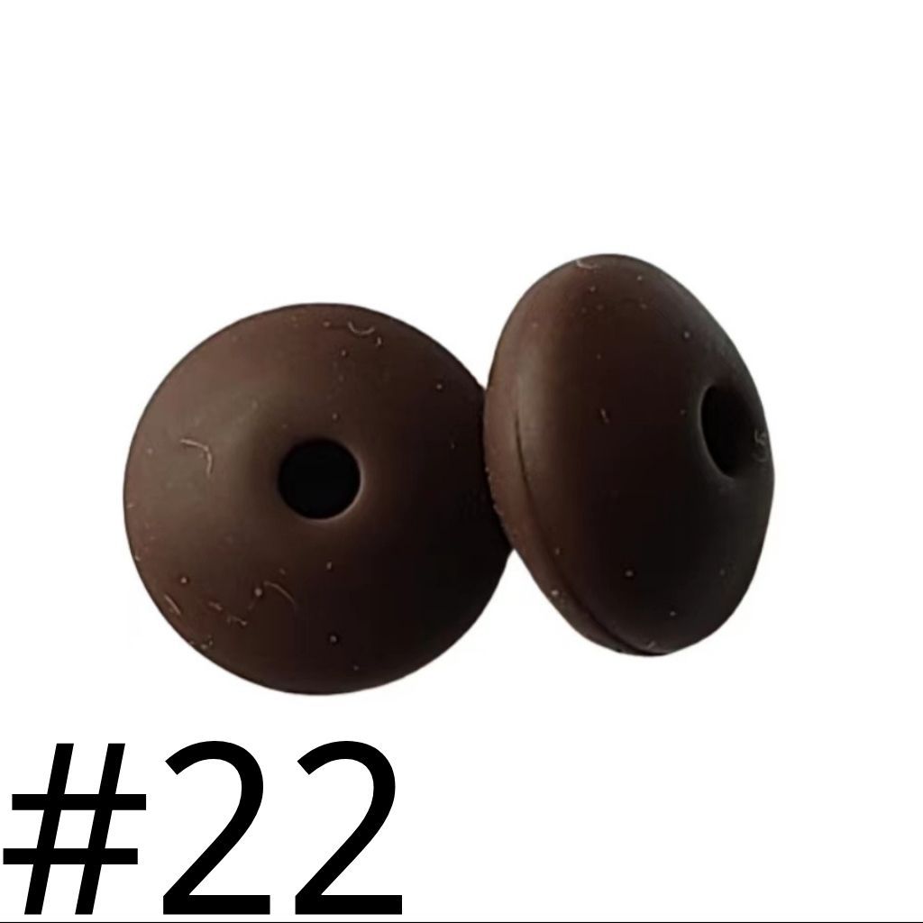 Silicone Lentil Beads Spacers 12mm(All 3 Parts ,Part 1.)