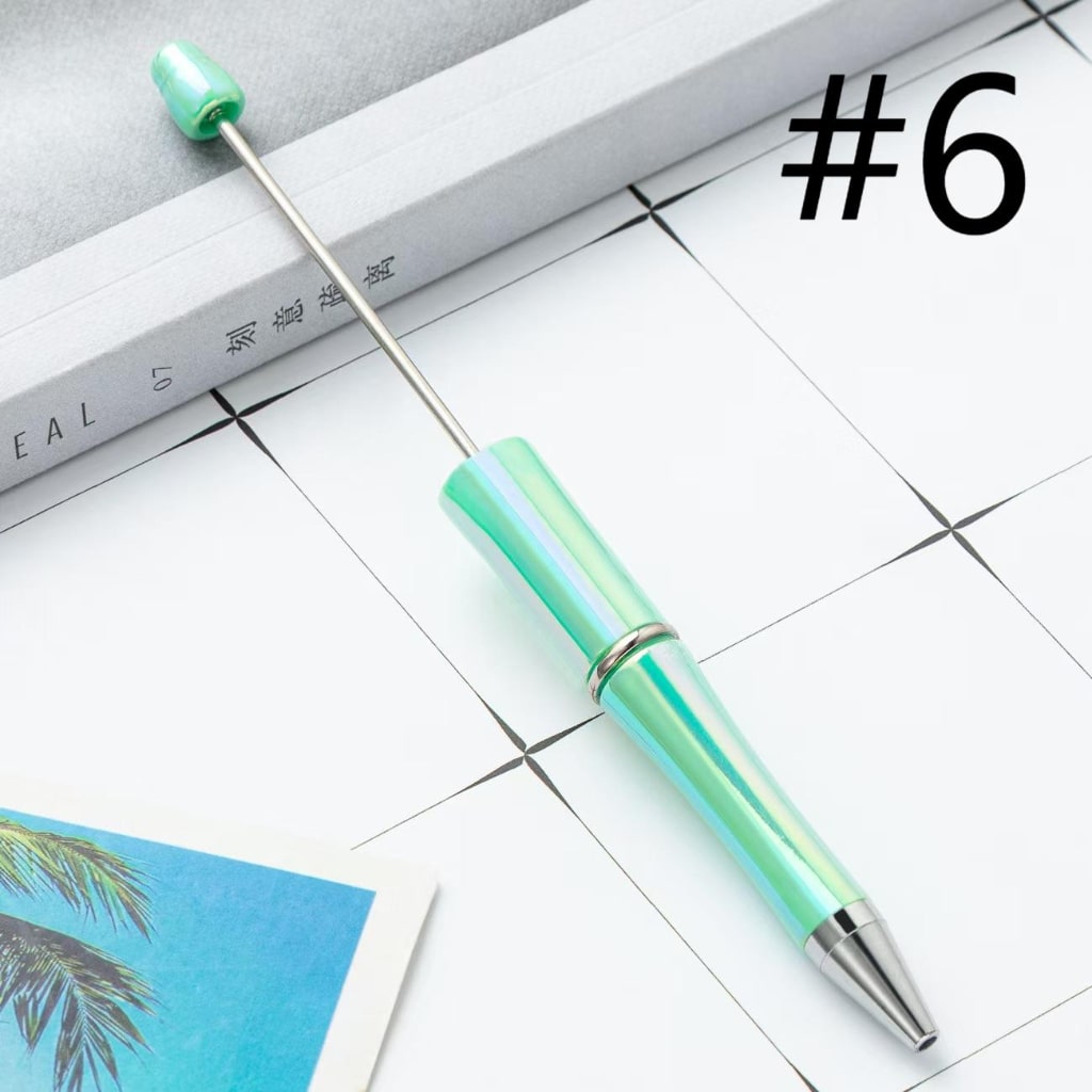 Beadable Pens with UV Coating ,Random Mix