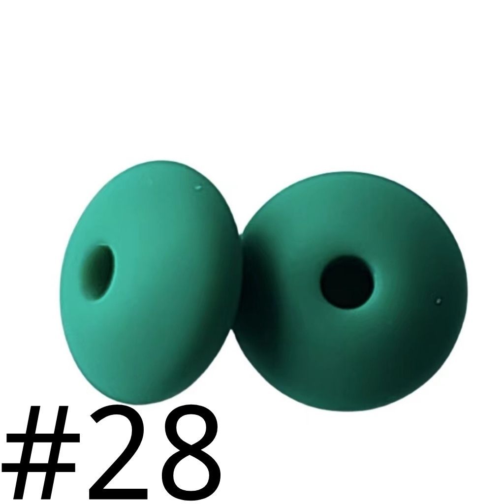 Silicone Lentil Beads Spacers 12mm(All 3 Parts ,Part 1.)
