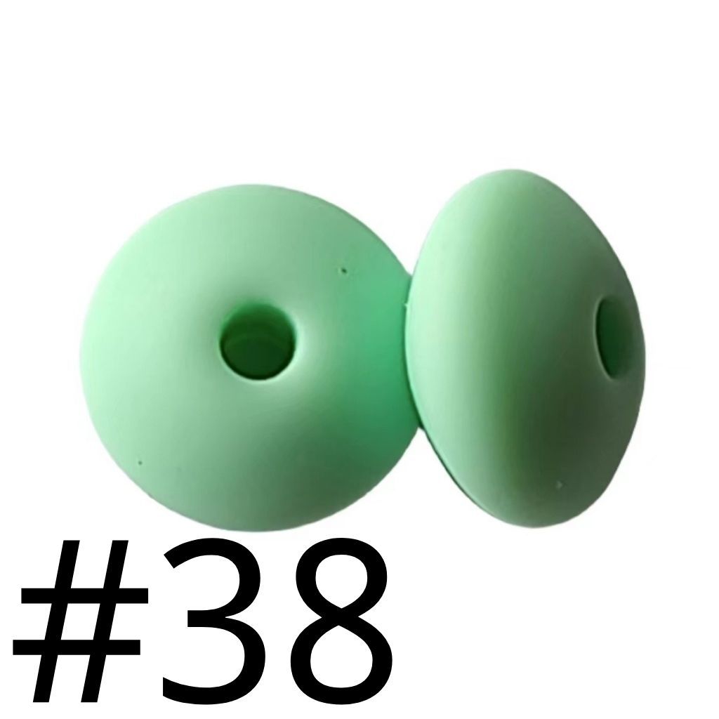 Silicone Lentil Beads Spacers 12mm(All 3 Parts ,Part 1.)