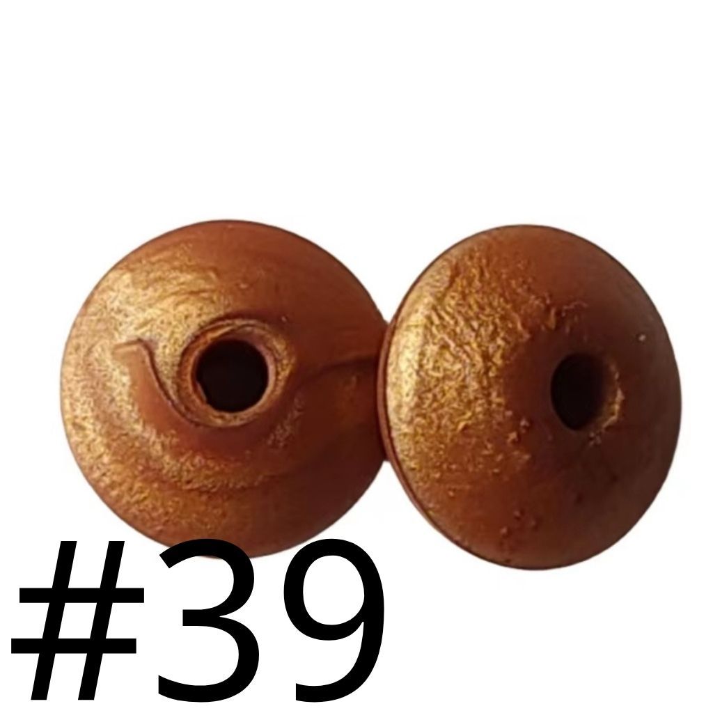 Silicone Lentil Beads Spacers 12mm(All 3 Parts ,Part 1.)
