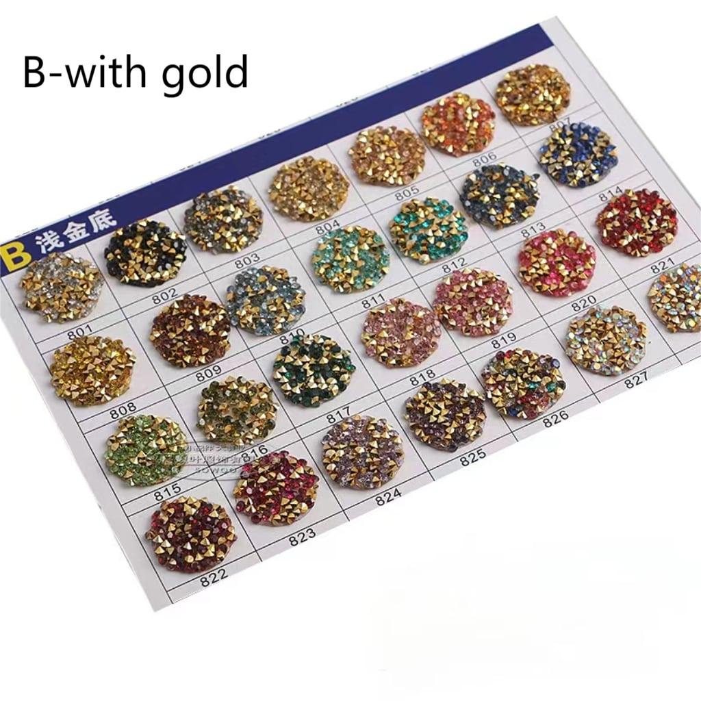 Rhinestone Wraps Para sa DIY Item, Self Adhesive Rhinestone Strip Roll, Not Cut,240mm*400mm,WY