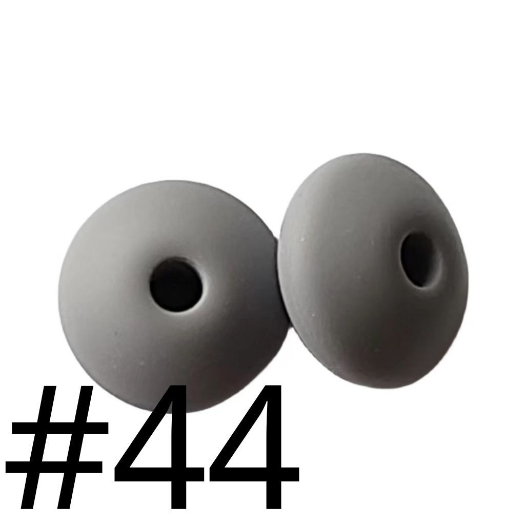 Silicone Lentil Beads Spacers 12mm(All 3 Parts ,Part 2.)