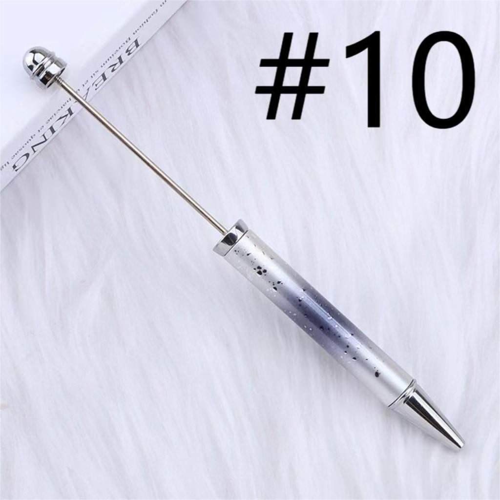 Metal Beadable Ombre Color Pens na May UV Finish, Random Mix