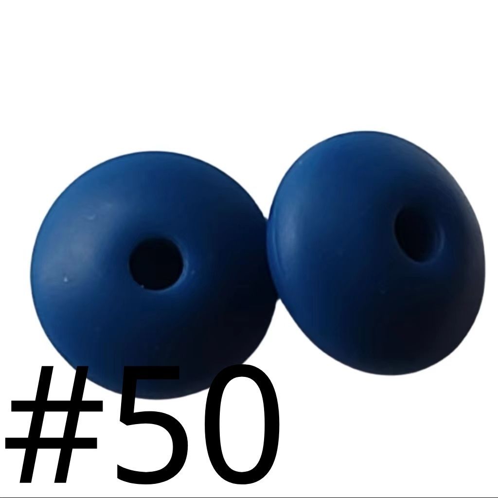 Silicone Lentil Beads Spacers 12mm(All 3 Parts ,Part 2.)