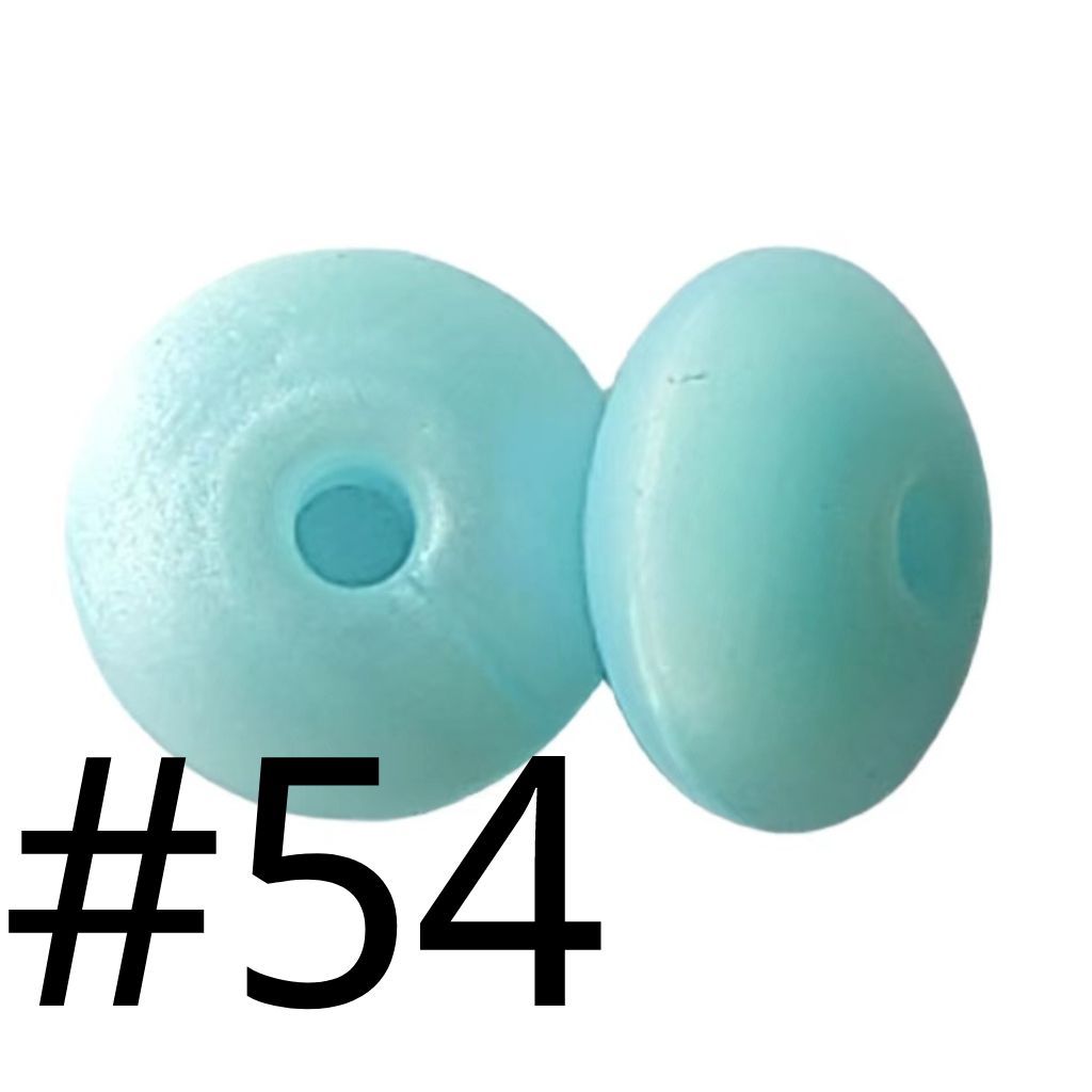 Silicone Lentil Beads Spacers 12mm(All 3 Parts ,Part 2.)