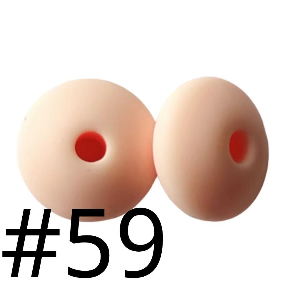 Silicone Lentil Beads Spacers 12mm(All 3 Parts ,Part 2.)
