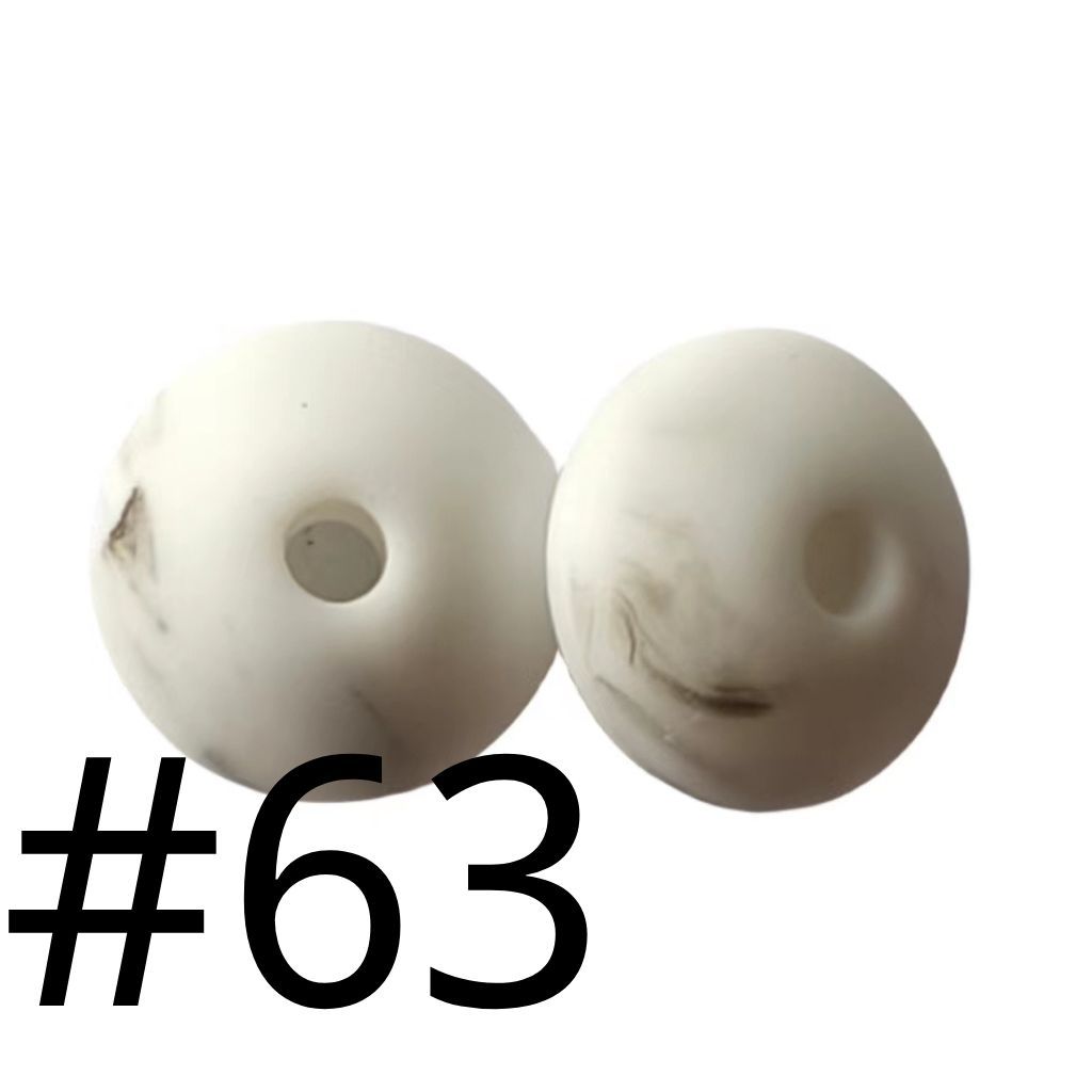 Silicone Lentil Beads Spacers 12mm(All 3 Parts ,Part 2.)