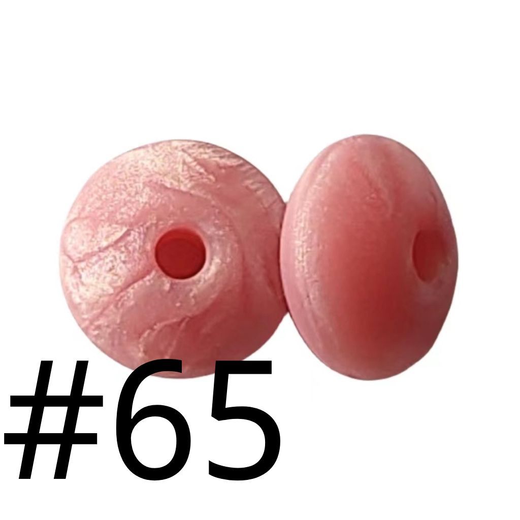 Silicone Lentil Beads Spacers 12mm(All 3 Parts ,Part 2.)