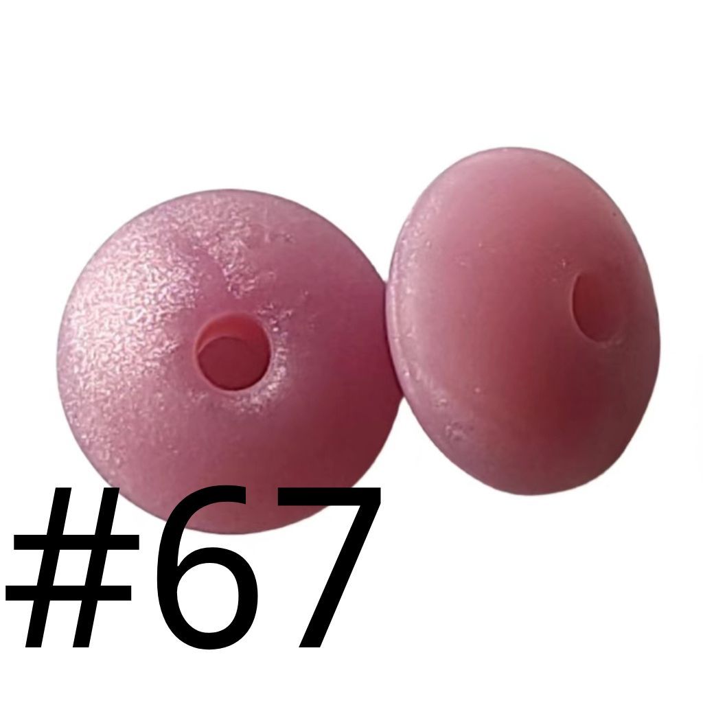 Silicone Lentil Beads Spacers 12mm(All 3 Parts ,Part 2.)