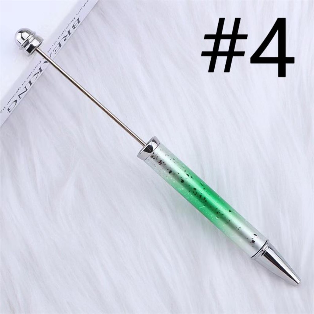 Metal Beadable Ombre Color Pens na May UV Finish, Random Mix