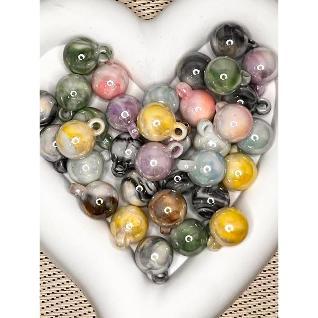Marble Pendant Beads mix colors