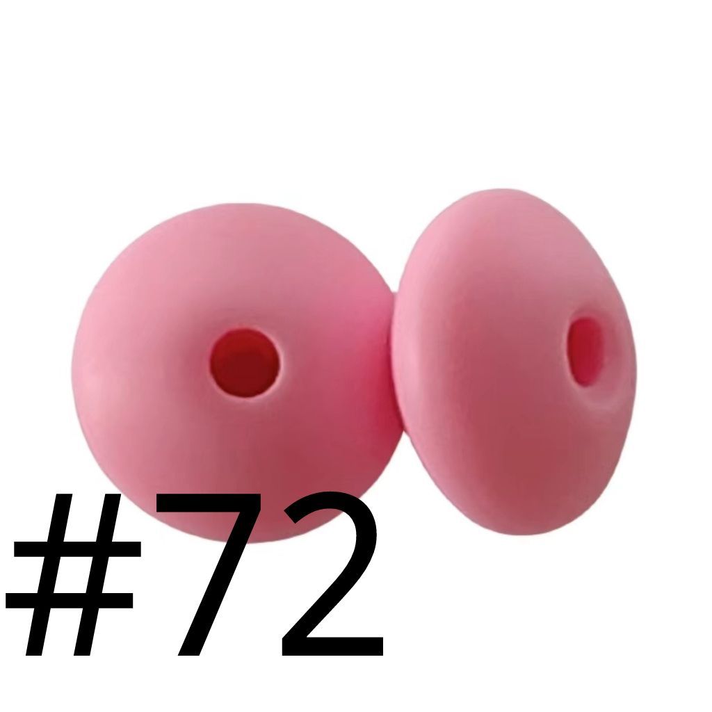 Silicone Lentil Beads Spacers 12mm(All 3 Parts ,Part 2.)