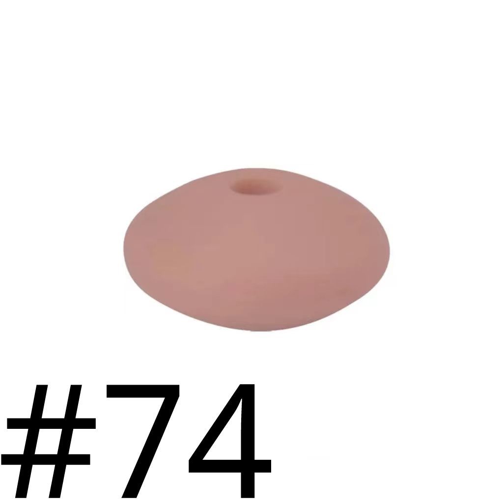 Silicone Lentil Beads Spacers 12mm(All 3 Parts ,Part 2.)