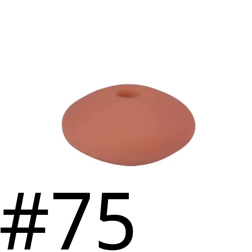 Silicone Lentil Beads Spacers 12mm(All 3 Parts ,Part 2.)