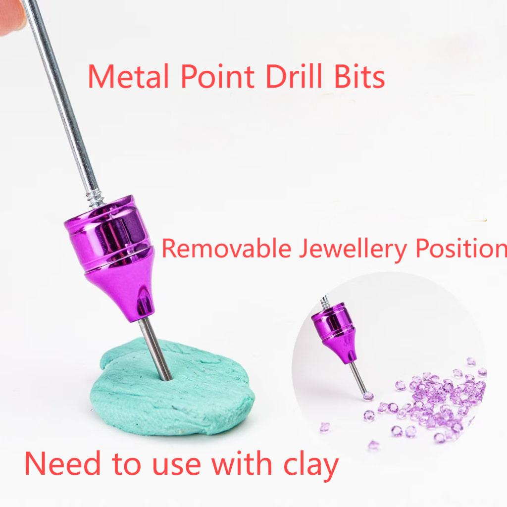 Beadable Wax Pens For Adding & Removing Rhinestone,Random Mix