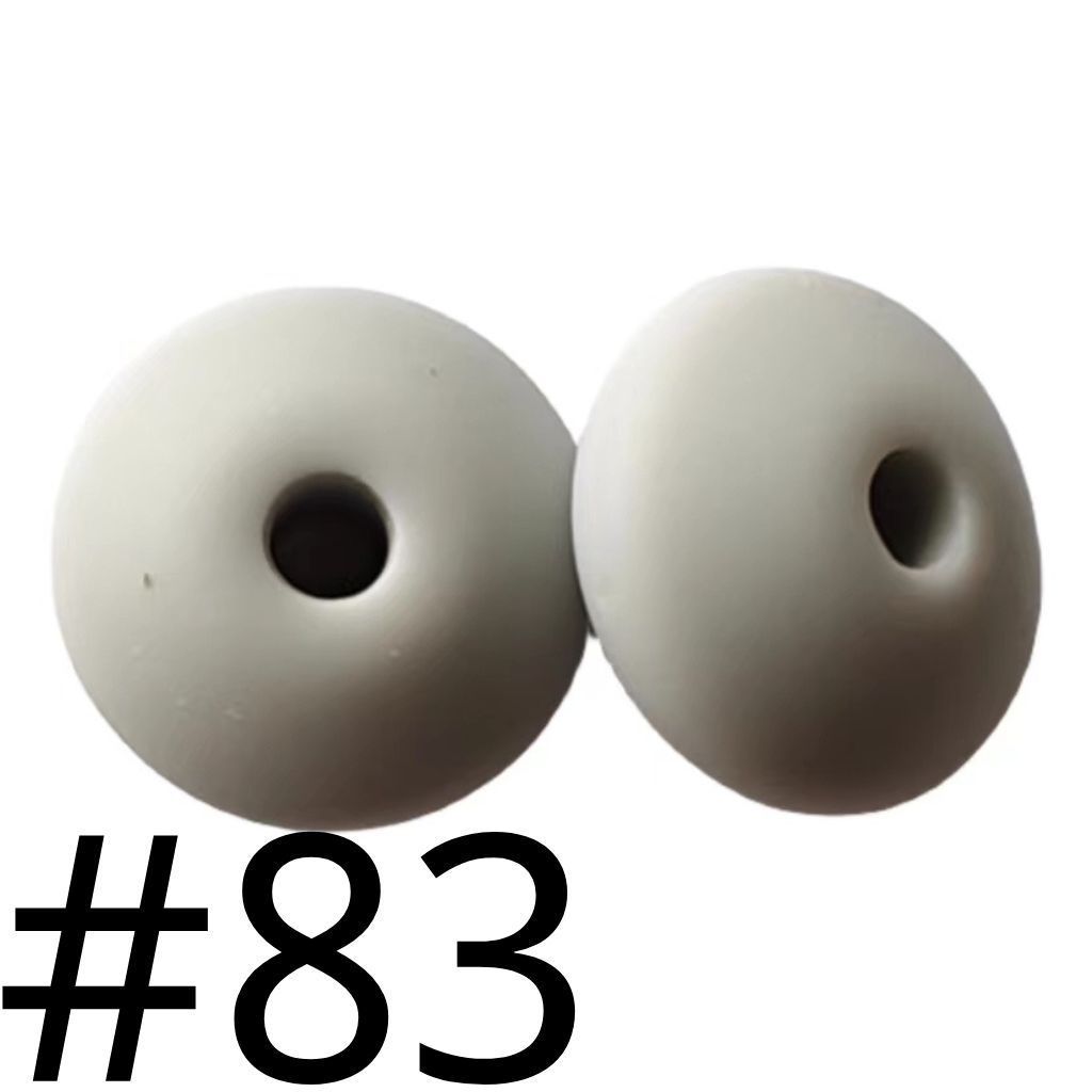 Silicone Lentil Beads Spacers 12mm(All 3 Parts ,Part 3.) Including Random Mix