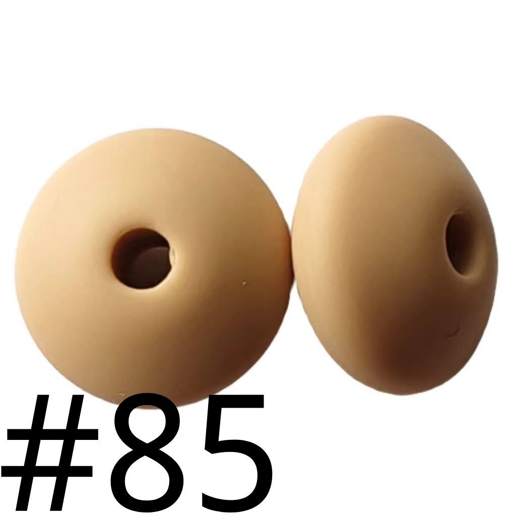 Silicone Lentil Beads Spacers 12mm(All 3 Parts ,Part 3.) Including Random Mix