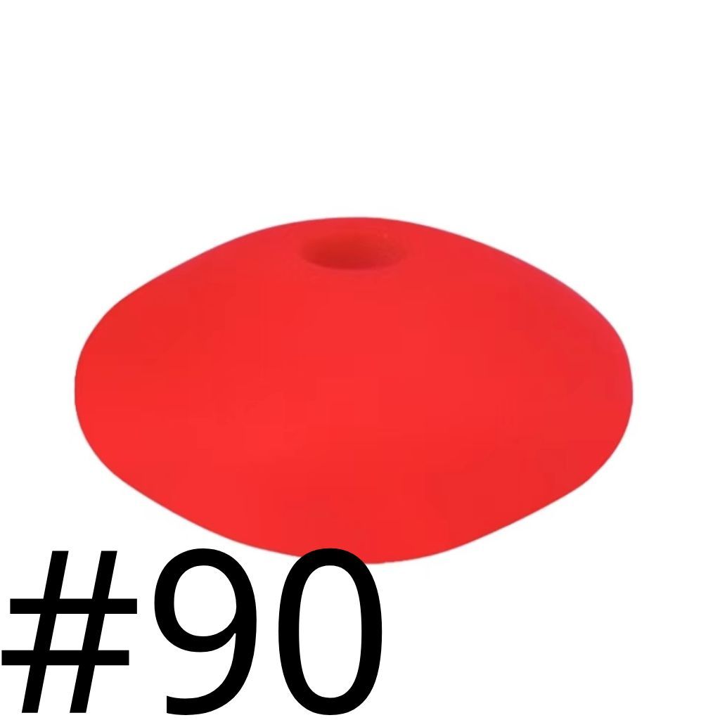 Silicone Lentil Beads Spacers 12mm(All 3 Parts ,Part 3.) Including Random Mix