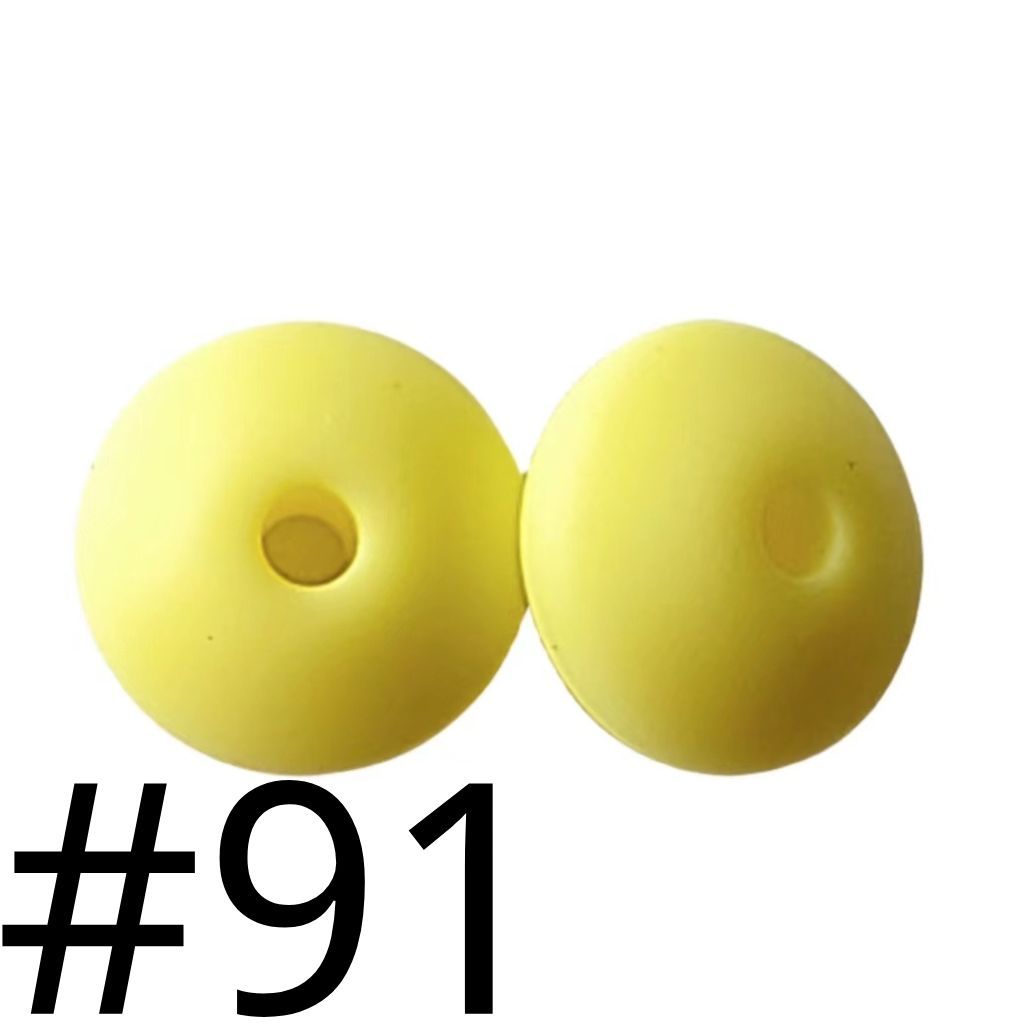Silicone Lentil Beads Spacers 12mm(All 3 Parts ,Part 3.) Including Random Mix