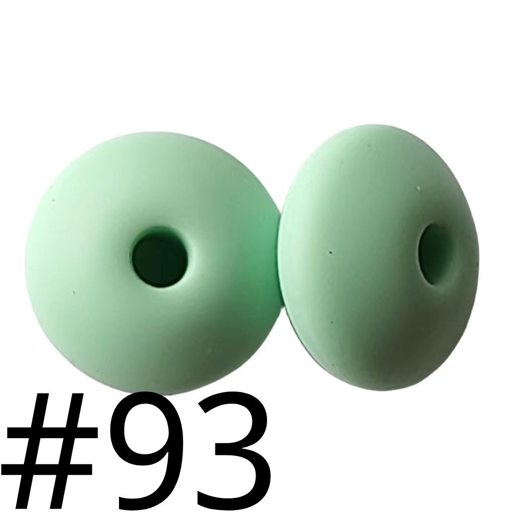 Silicone Lentil Beads Spacers 12mm(All 3 Parts ,Part 3.) Including Random Mix