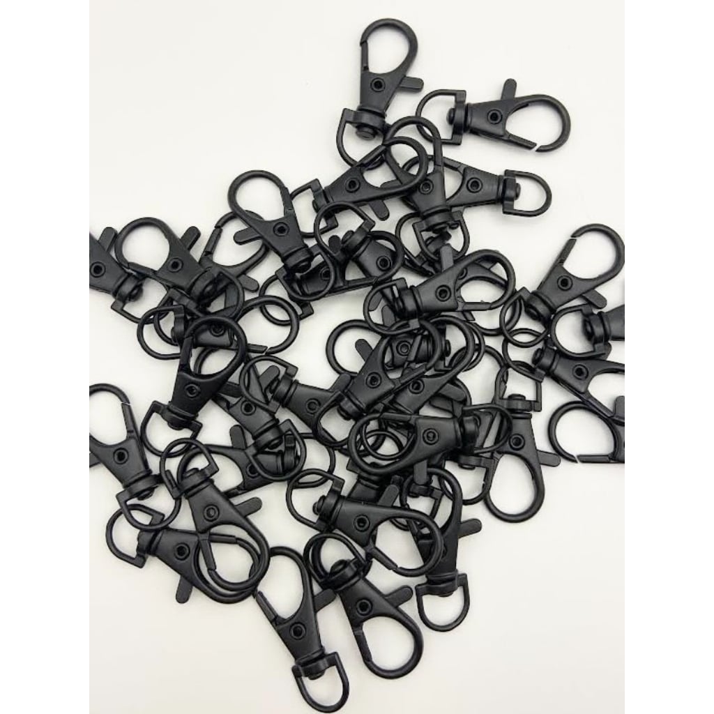 Metal Dog Buckle Hook Clasp Keychains,38mm,