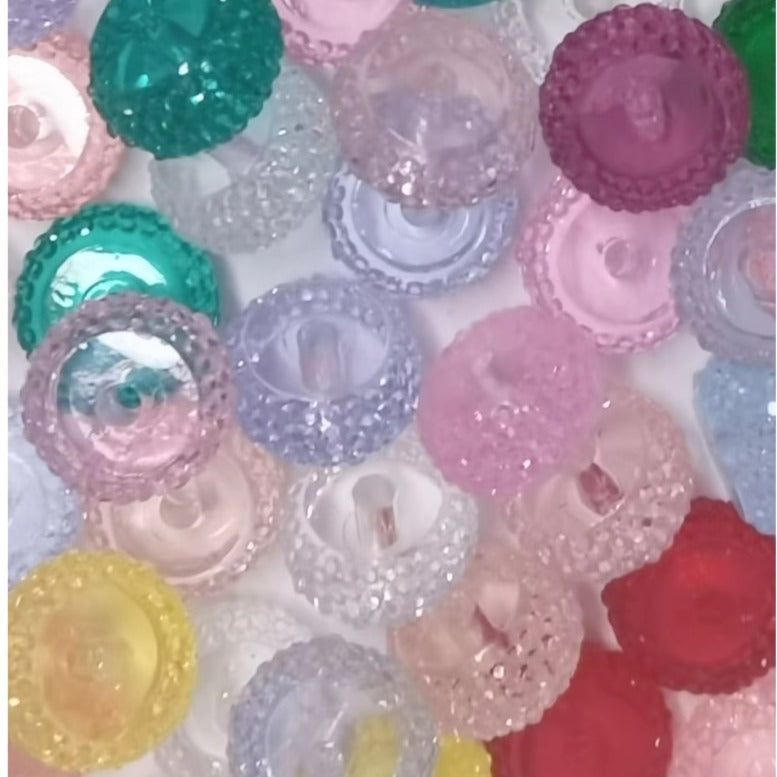 Sugar Colorful Wheel Acrylic Beads ,12mm