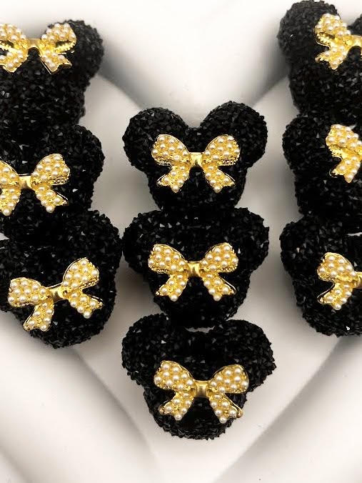 Micky Mouse Head na may Ribbon Sugar Beads, 22mm by 30mm,ZY