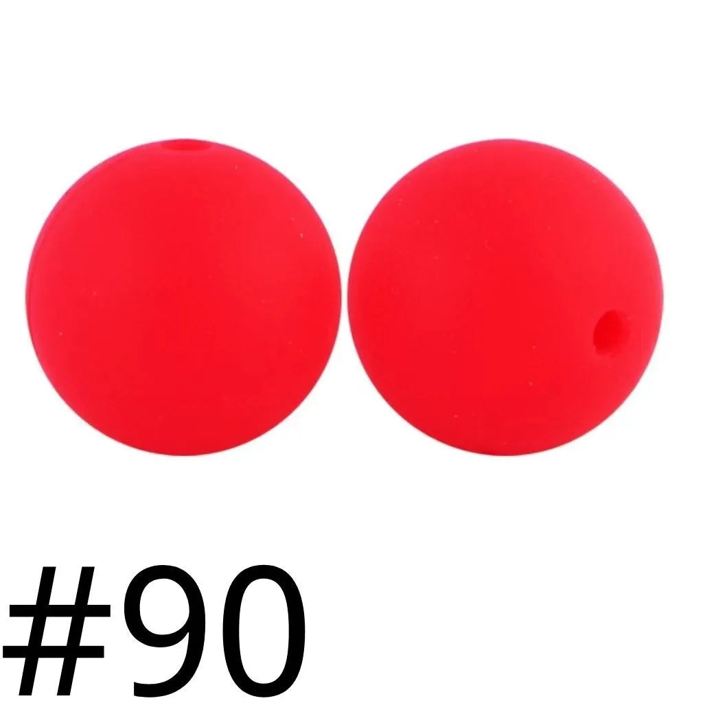 A-Silicone Solid Beads,15mm,Lahat ng Disenyo