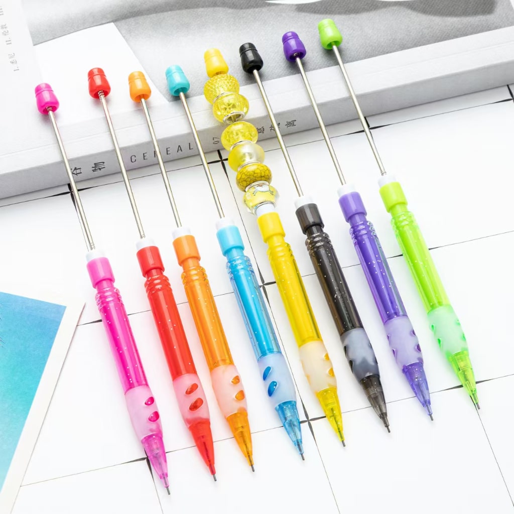 Beadable Mechanical Pencils, Solid Color, 5mm inks