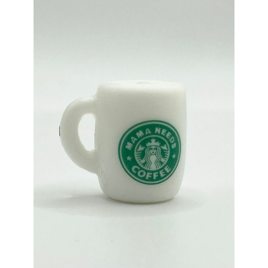 Star Buck Cup Mug Silicone Focal Beads