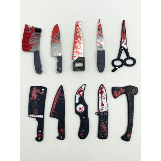 Horror Knife & Knives Axes Blood Weapons ,Random Mix