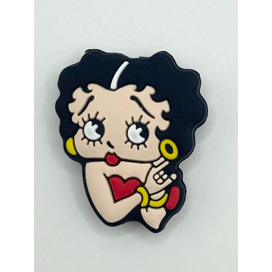 Red Betty Boop Silicone Focal Beads