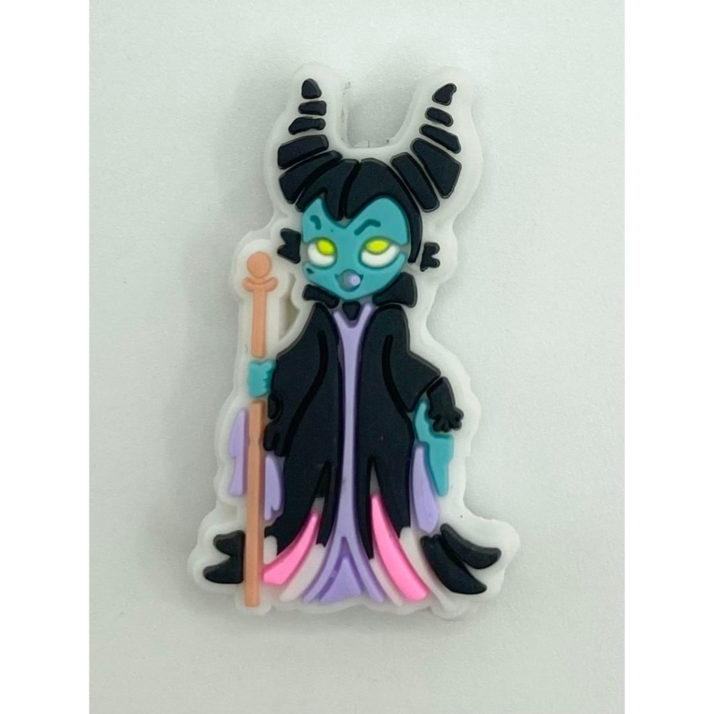 Cartoon Character Maleficent Silicone Focal Beads