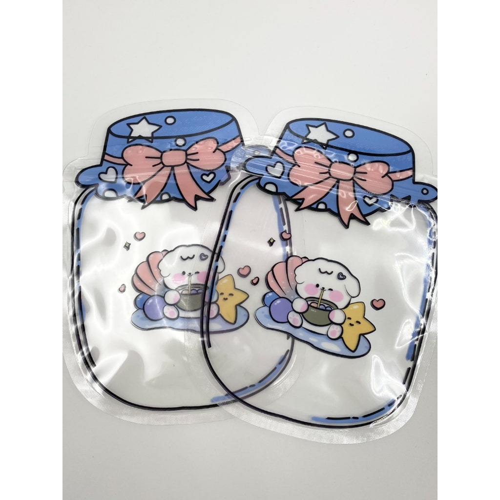 Water Bottle Shaped Packaging Ziplock Bag, Gift Bags ,XX