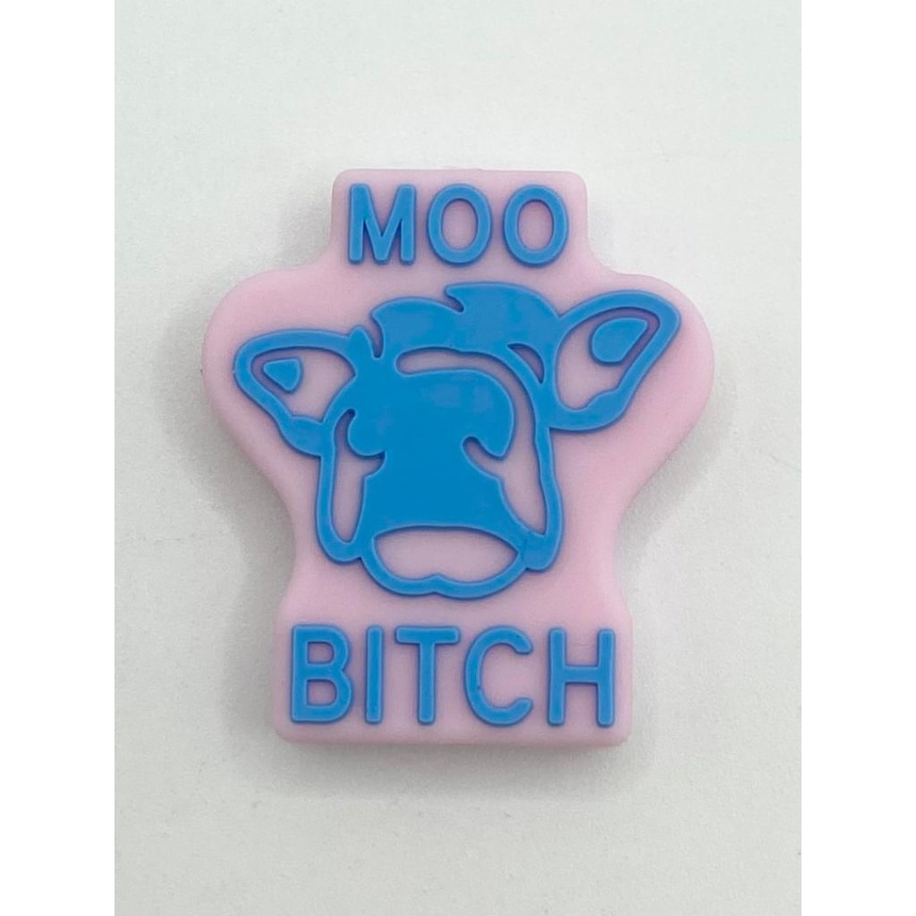 Moo Bitch Silicone Focal Beads